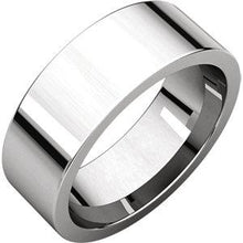 Load image into Gallery viewer, Sterling Silver 7mm Flat Comfort-Fit Band