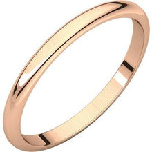 Load image into Gallery viewer, 10K Rose 1.5mm Half Round Band