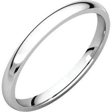 Load image into Gallery viewer, Platinum 1.5mm Lightweight Comfort Fit Band