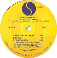Load image into Gallery viewer, Gruppo Sportivo Mistakes, LP, Comp + 7, EP, (Very Good Plus (VG+))