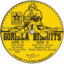 Load image into Gallery viewer, Gorilla Biscuits Gorilla Biscuits, 7, EP, RP, (Near Mint (NM or M-))