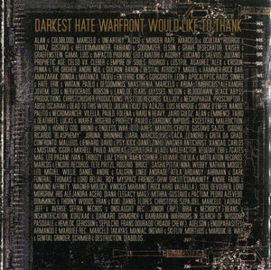 Darkest Hate Warfront The Aftermath, CD, Album, (Near Mint (NM or M-))