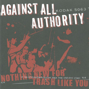 Against All Authority Nothing New For Trash Like You, CD, Comp, (Very Good Plus (VG+))