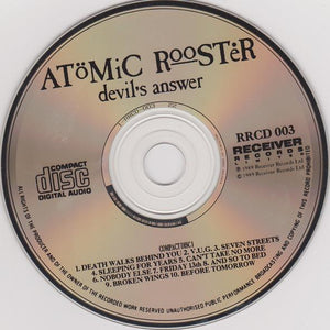 Atomic Rooster Devil`s Answer, 2xCD, Comp, RE, (Near Mint (NM or M-))