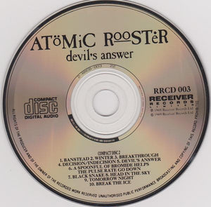 Atomic Rooster Devil`s Answer, 2xCD, Comp, RE, (Near Mint (NM or M-))