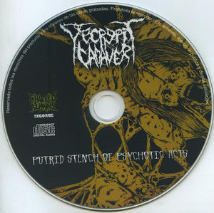 Decrepit Cadaver Putrid Stench Of Psychotic Acts, CD, Album, (Very Good Plus (VG+))