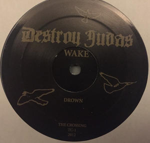 Destroy Judas Wake, LP, Gre + LP, S/Sided, Etch, Gre + Album, Ltd, Num, (Very Good Plus (VG+))