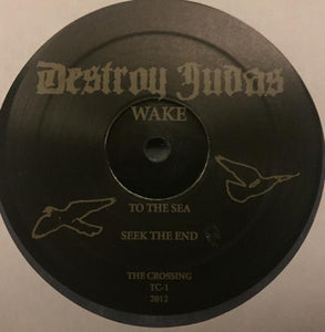 Destroy Judas Wake, LP, Gre + LP, S/Sided, Etch, Gre + Album, Ltd, Num, (Very Good Plus (VG+))