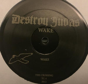 Destroy Judas Wake, LP, Gre + LP, S/Sided, Etch, Gre + Album, Ltd, Num, (Very Good Plus (VG+))