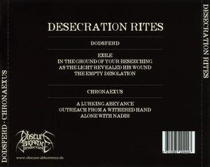 Dodsferd / Chronaexus Desecration Rites, CD, Album, Spl, (Near Mint (NM or M-))