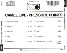 Load image into Gallery viewer, Camel Pressure Points - Live In Concert, CD, Album, (Near Mint (NM or M-))