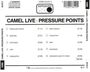 Camel Pressure Points - Live In Concert, CD, Album, (Near Mint (NM or M-))