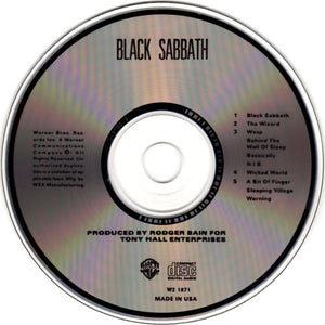 Black Sabbath Black Sabbath, CD, Album, Club, RE, (Very Good (VG))