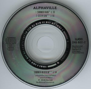 Alphaville Summer Rain, CD, Mini, Single, (Very Good Plus (VG+))