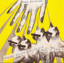 Load image into Gallery viewer, Fake Problems Viking Wizard Eyes, Wizard Full Of Lies, 7, EP, RP, Blu, (Very Good Plus (VG+))