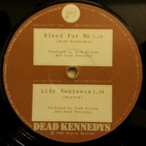 Dead Kennedys Bleed For Me, 12, Single, (Very Good Plus (VG+))