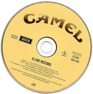 Camel A Live Record, 2xCD, Album, RE, RM, EDC, (Near Mint (NM or M-))