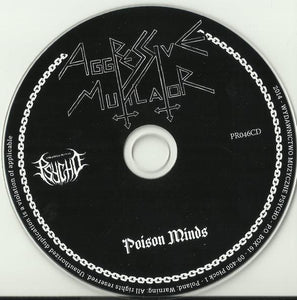 Aggressive Mutilator Poison Minds, CD, Album, Comp, (Near Mint (NM or M-))