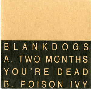 Blank Dogs Two Months, 7, Ltd, Whi, (Very Good Plus (VG+))