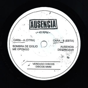 Ausencia Ausencia, 7, (Very Good Plus (VG+))