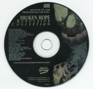 Broken Hope Repulsive Conception, CD, Album, Promo, (Near Mint (NM or M-))