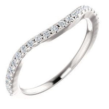 Load image into Gallery viewer, 14K White 1/5 CTW Diamond Matching Band