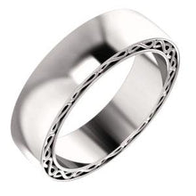 Load image into Gallery viewer, 14K White 6mm Infinity-Inspired Band Size 8.5