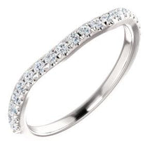Load image into Gallery viewer, 14K White 1/3 CTW Diamond Matching Band
