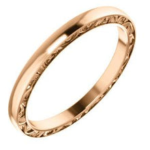 Load image into Gallery viewer, 14K Rose Band