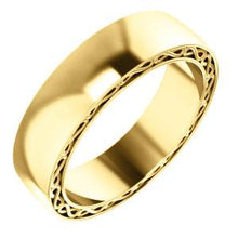 Load image into Gallery viewer, 14K Yellow 6mm Infinity-Inspired Band Size 10