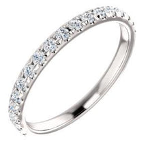 Load image into Gallery viewer, 14K White 3/8 CTW Diamond Matching Band