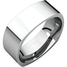 Load image into Gallery viewer, Sterling Silver 10mm Square Comfort Fit Band