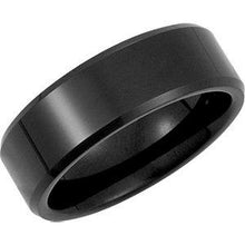 Load image into Gallery viewer, Tungsten 8.3mm Band with Black PVD Size 8
